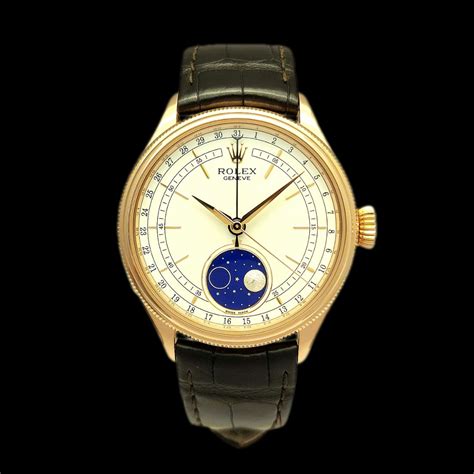 rolex cellini moonphase pre owned|vintage Rolex cellini 18k.